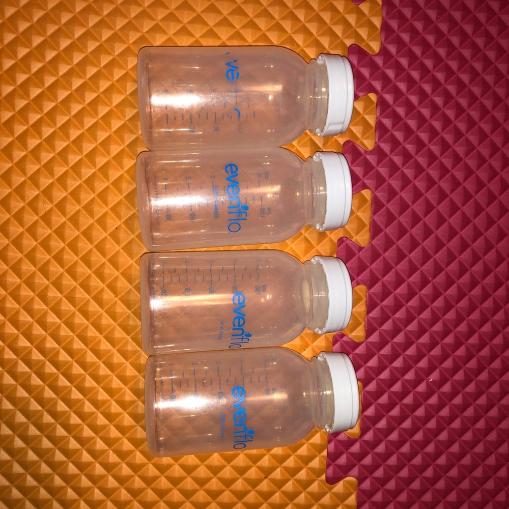 Evenflo pumping bottles